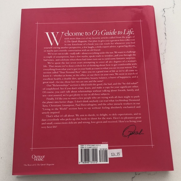 Oprah Magazine-O’s Guide to Life Hardcover Book - Picture 2 of 3